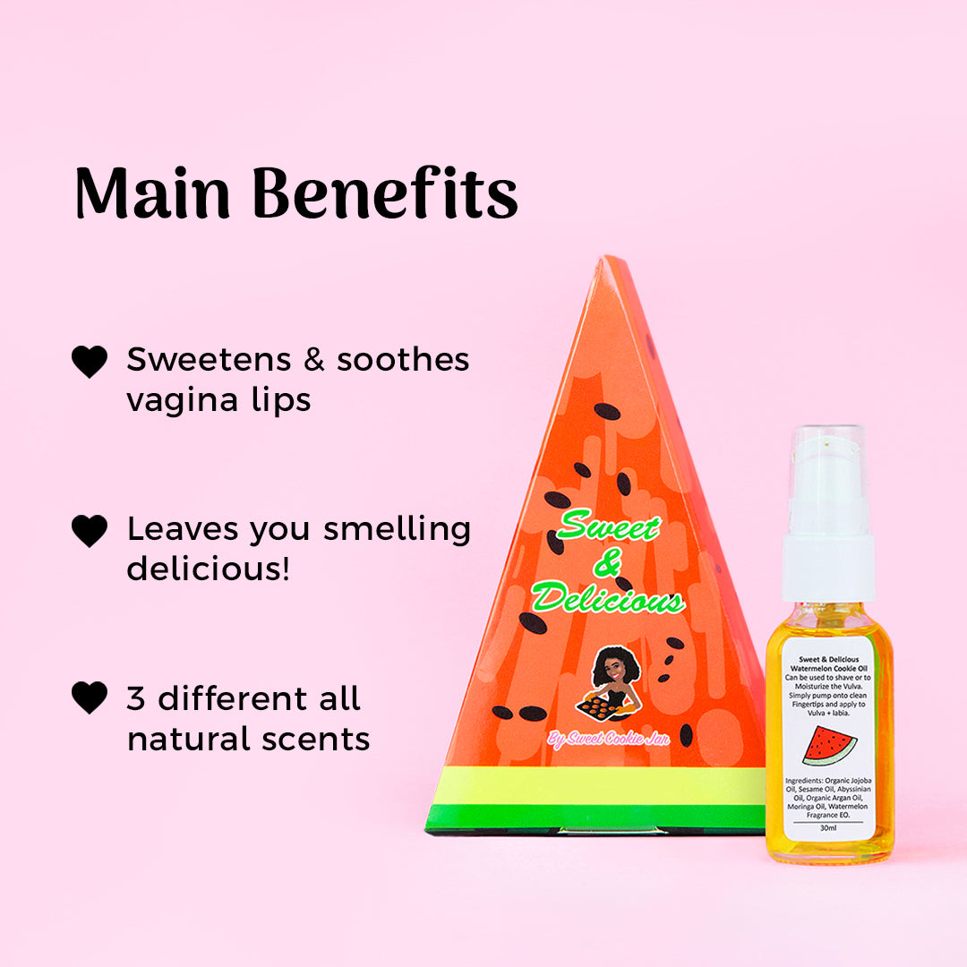 Cookie Oil to Sweeten & Soothe Vagina Lips