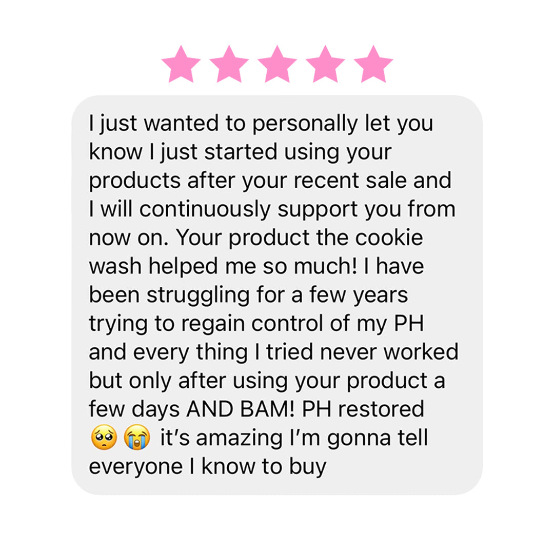 Cookie Wash Natural Feminine Hygiene Wash