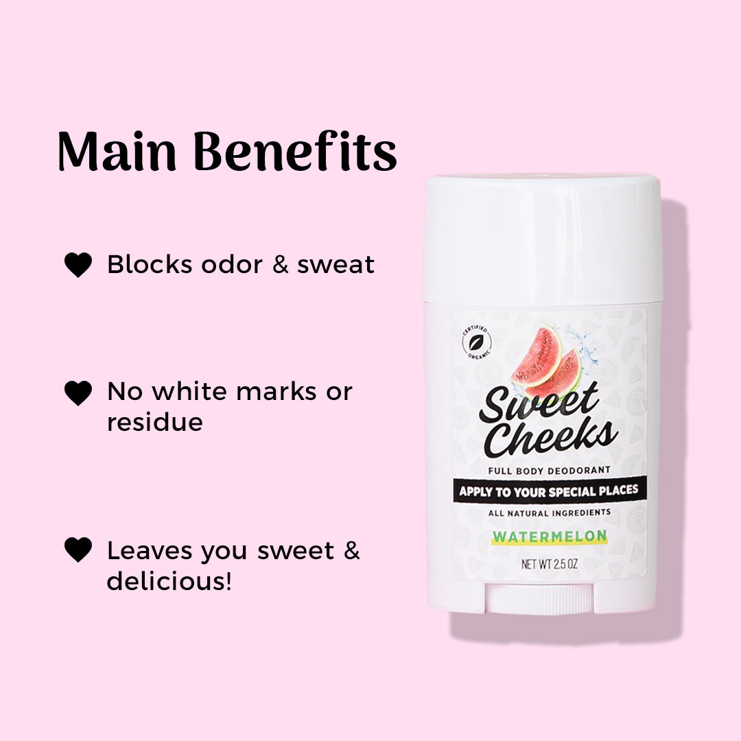 Sweet Cheeks Booty & Boob deodorant