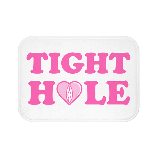 Tight Hole (White) - Bathroom Mat