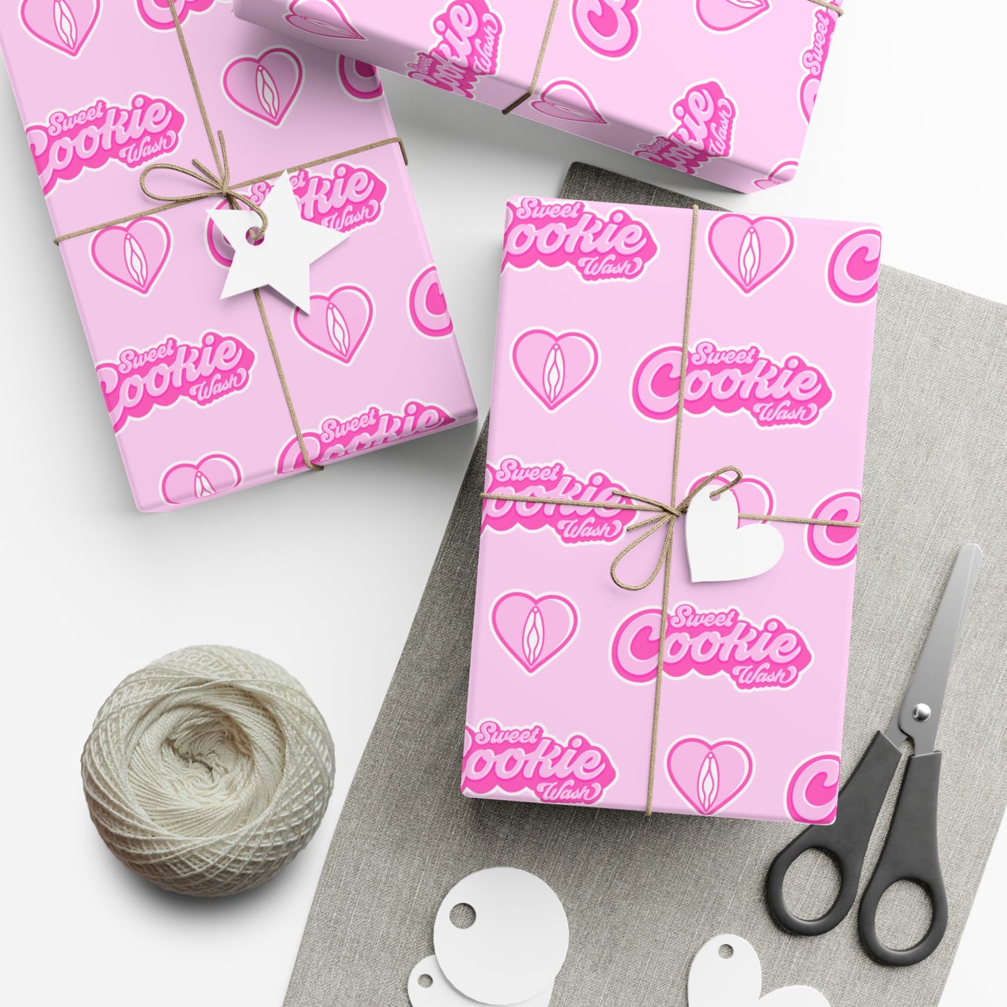 Cookie Wash Logos Gift Wrap Paper