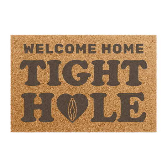 Welcome Home Tight Hole Doormat