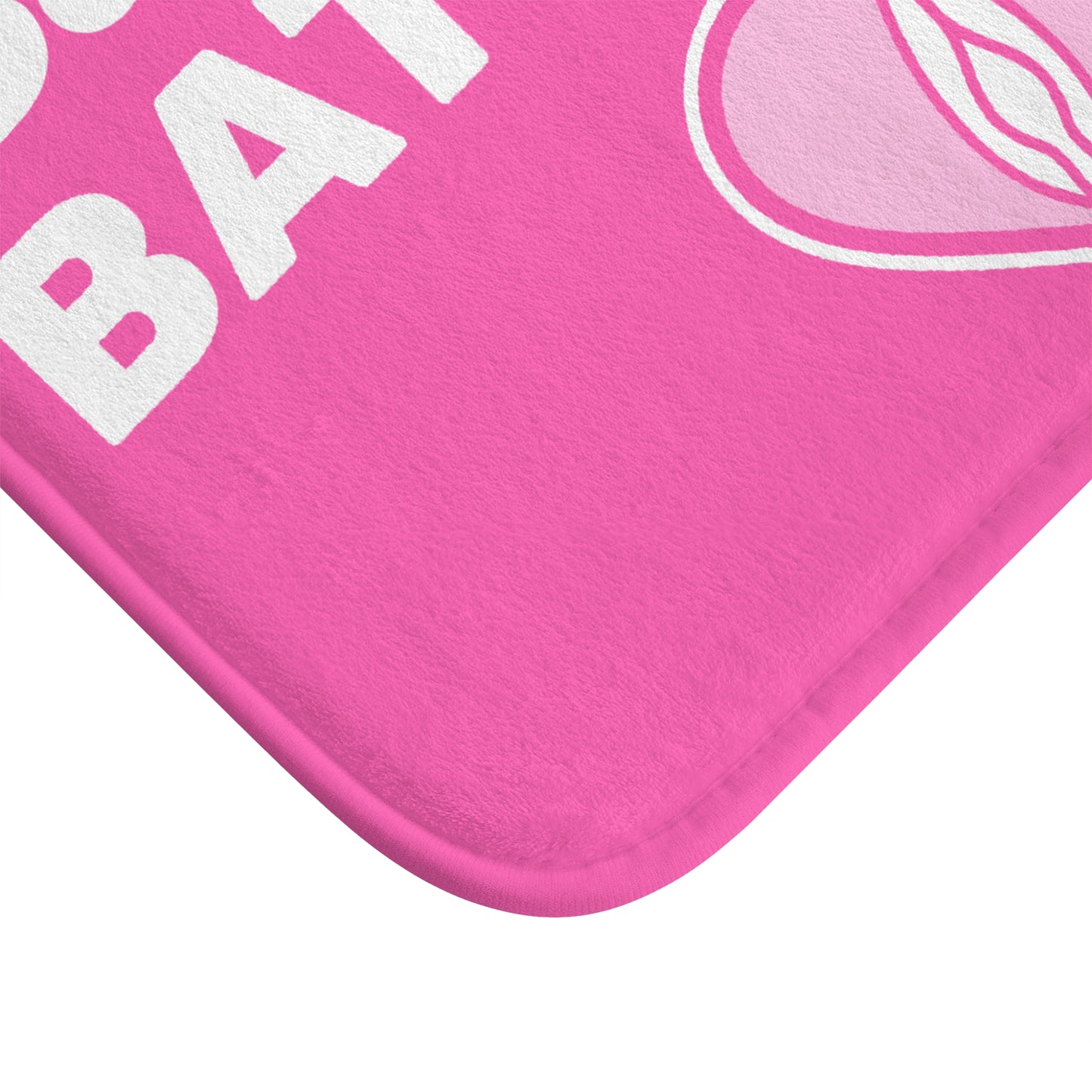 Bad B*tch Bathroom (Pink) - Bathroom Mat