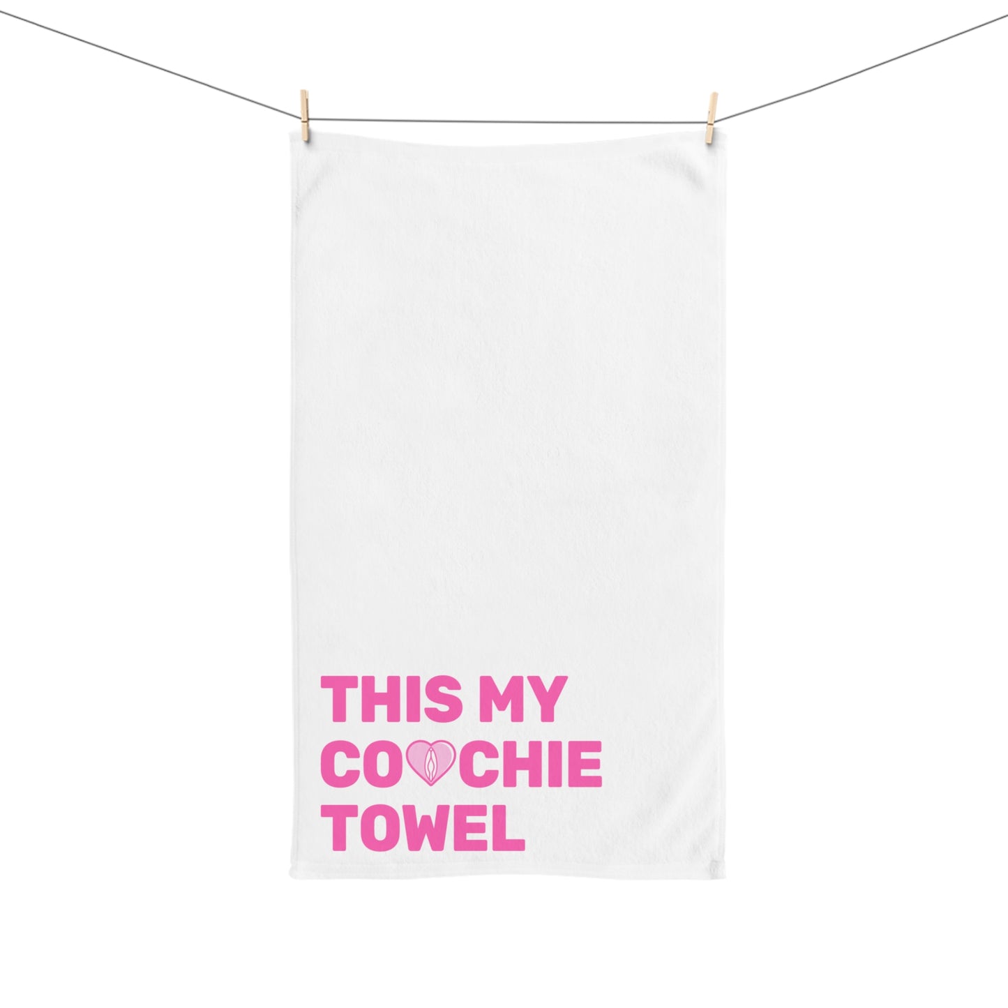 This My Coochie Towel (Hand Towel)