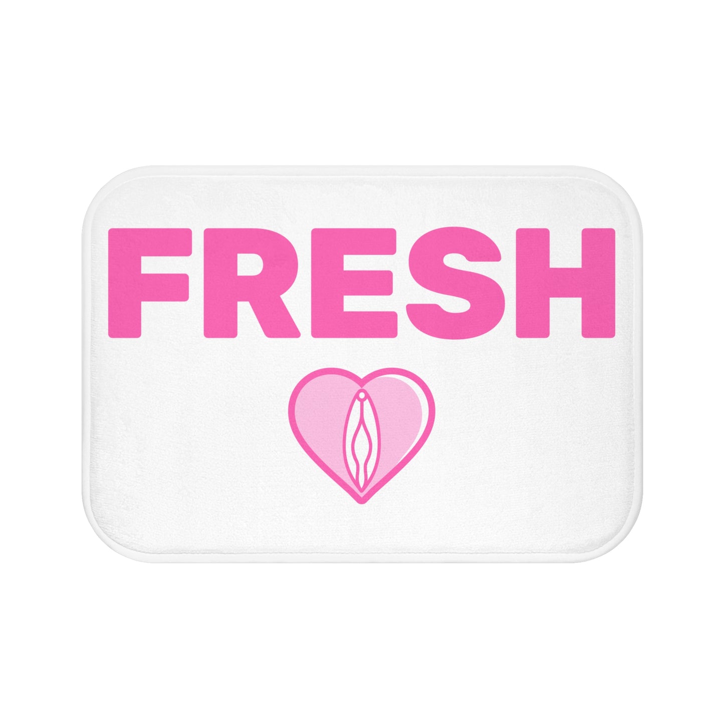 FRESH (White) - Bathroom Mat