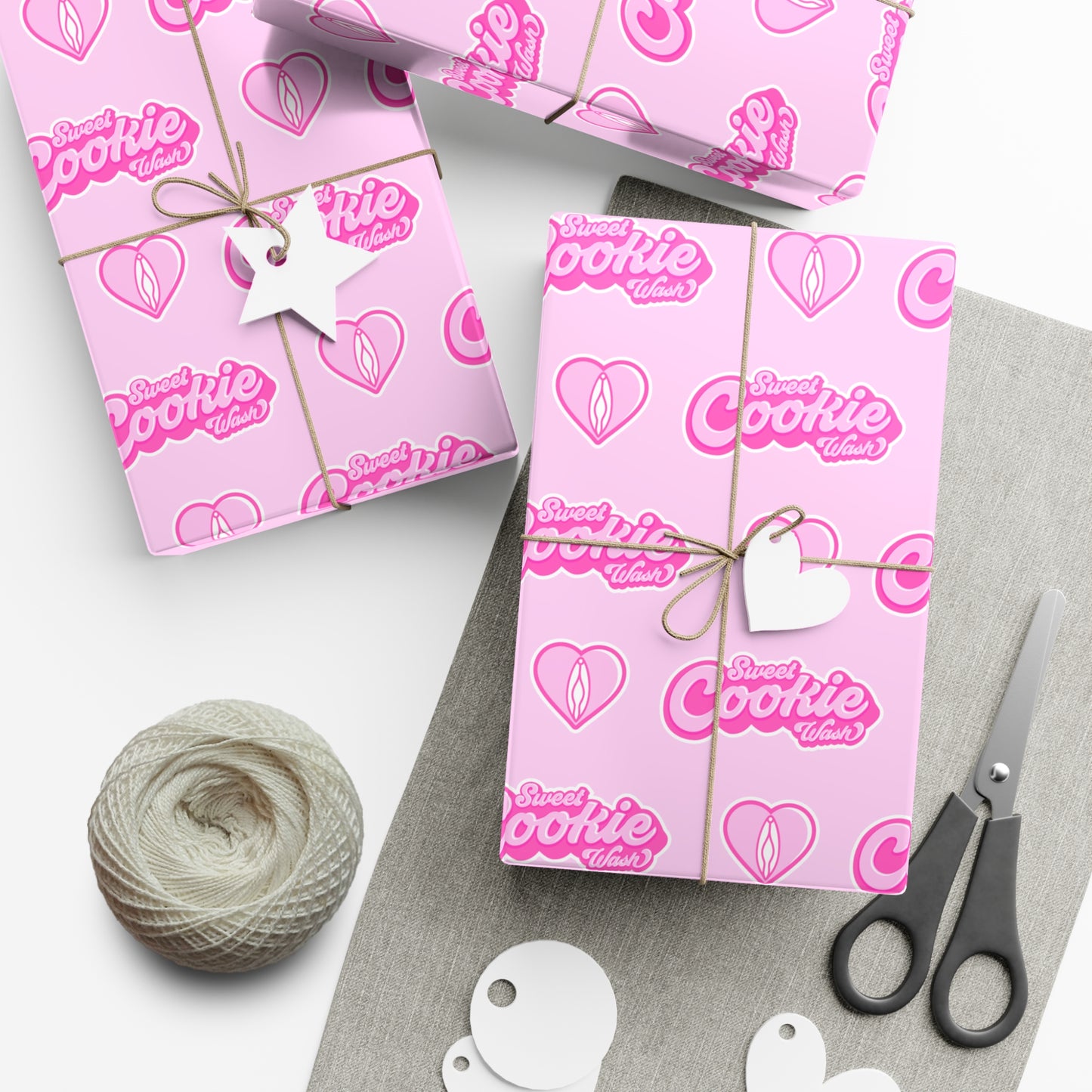 Cookie Wash Logos Gift Wrap Paper