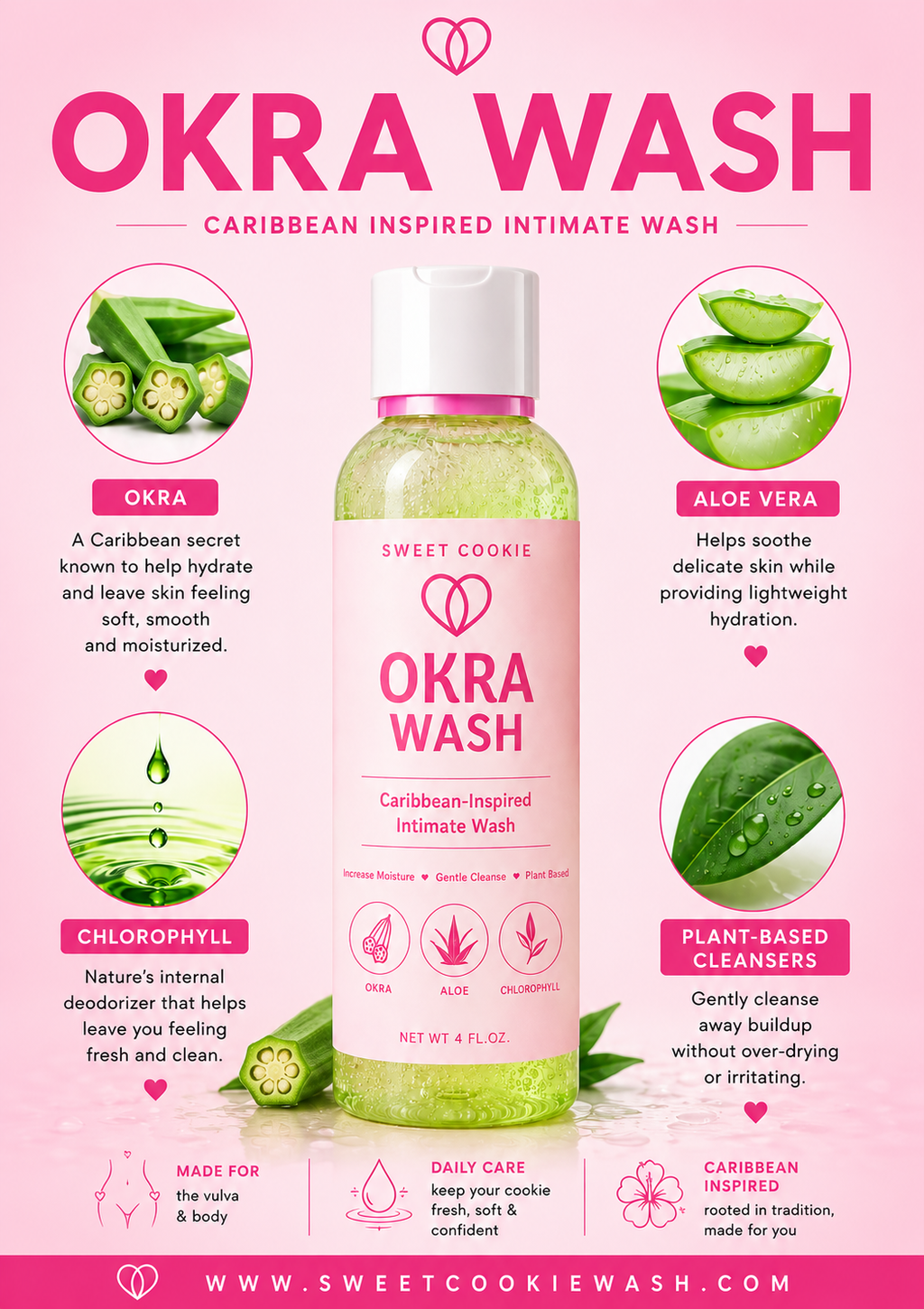 Okra & Chlorophyll Cookie Wash